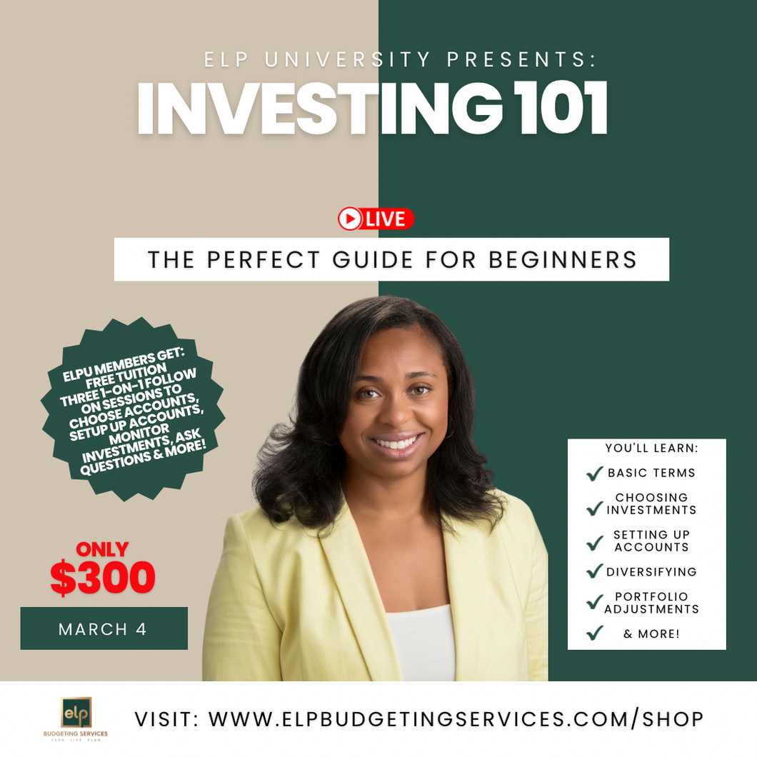 ELPU: Investing 101 LIVE e-Course